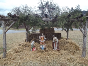 A Manger Scene - Celebrating the birth of the Christ Child.
